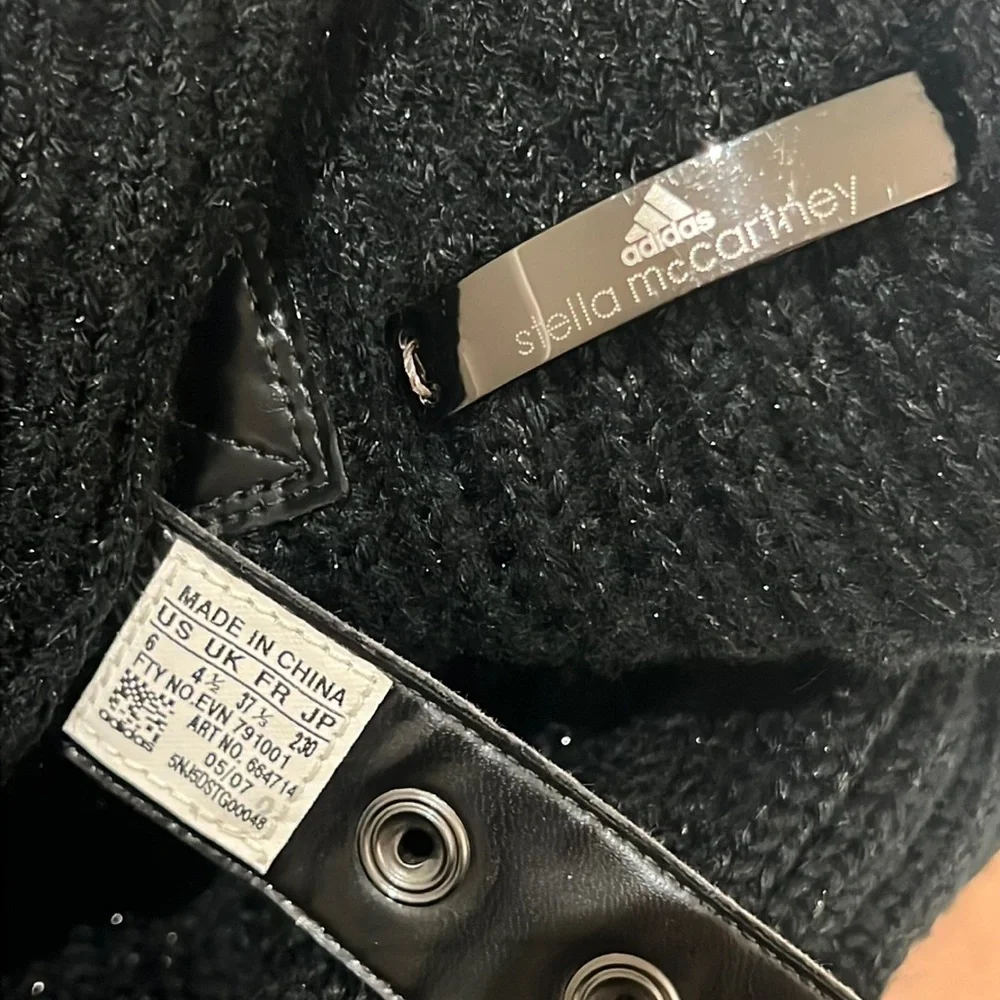 STELLA MCCARTNEY x ADIDAS Adhara Knit Over the Knee High Ballet Flat Boots 6
